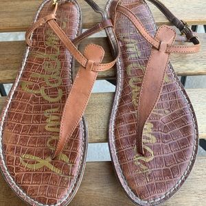 Sam Edelman Gigi Thong Sandal in Brown